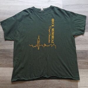 Brick Memorial Green T-Shirt